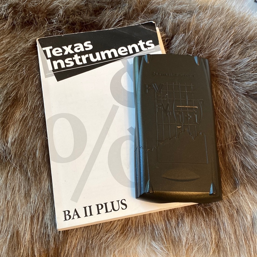 Texas Instrument Calculator BA II PLUS